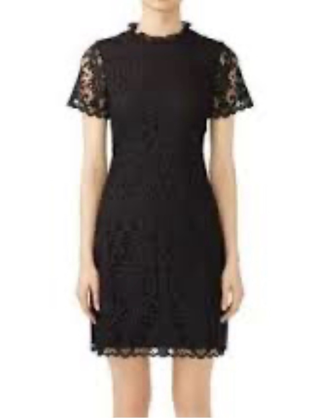 Kate Spade New York Black lace Lined Elegant dress Women Size 8